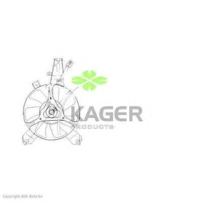 Вентилятор, охлаждение двигателя KAGER 322271