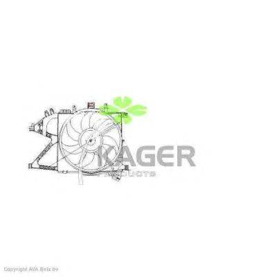 Вентилятор, охлаждение двигателя KAGER 32-2283