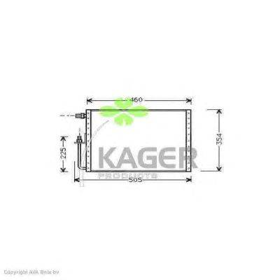 Конденсатор, кондиционер KAGER 94-5359