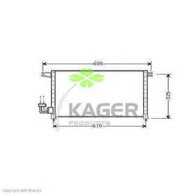 Конденсатор, кондиционер KAGER 94-5997