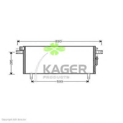 Конденсатор, кондиционер KAGER 94-6187