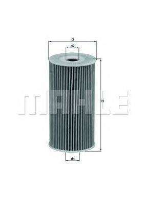 Масляный фильтр MAHLE ORIGINAL OX3651D