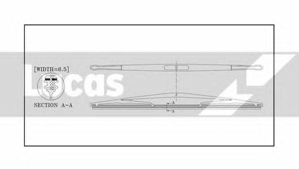Щетка стеклоочистителя LUCAS ELECTRICAL LWCR16A