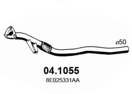 Труба выхлопного газа ASSO 04.1055