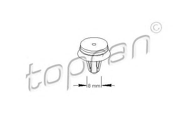 Пружинный зажим TOPRAN 111499