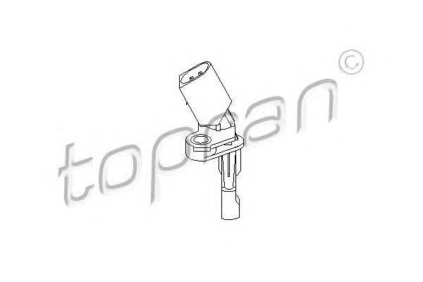 Датчик, частота вращения колеса TOPRAN 110610