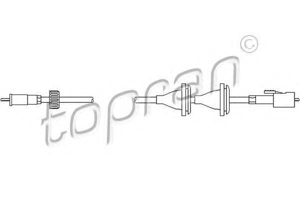 Тросик спидометра TOPRAN 102971