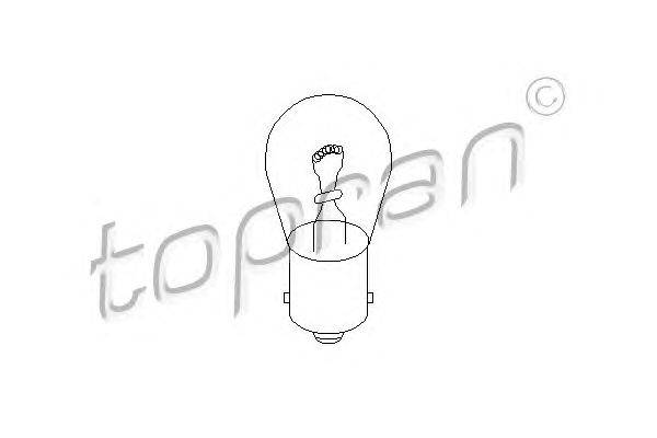 Лампа накаливания, фонарь сигнала торможения TOPRAN 104 493