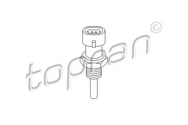 Датчик, температура охлаждающей жидкости TOPRAN 201677