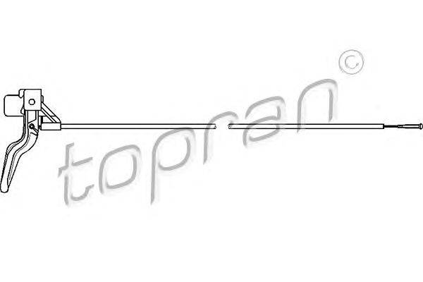 Тросик замка капота TOPRAN 206218