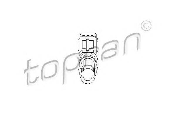 Датчик частоты вращения, управление двигателем TOPRAN 207504