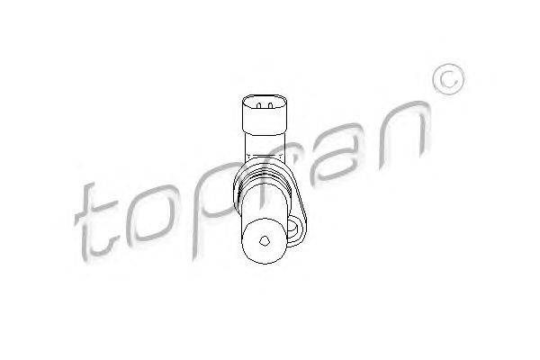 Датчик частоты вращения, управление двигателем TOPRAN 207066
