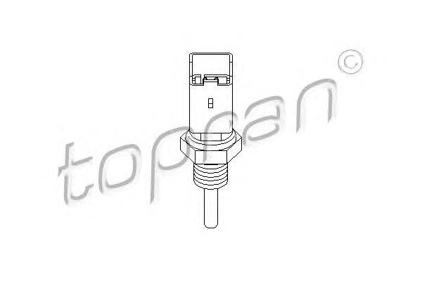 Датчик, температура охлаждающей жидкости TOPRAN 206884