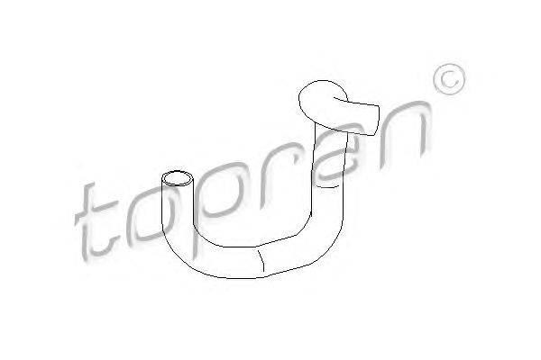 Шланг радиатора TOPRAN 721 440