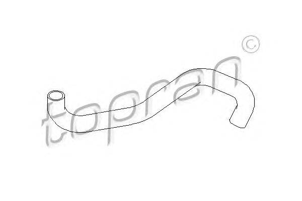 Шланг радиатора TOPRAN 721 441