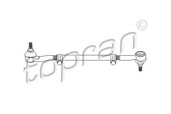 Ремкомплект, поперечная рулевая тяга TOPRAN 401 804