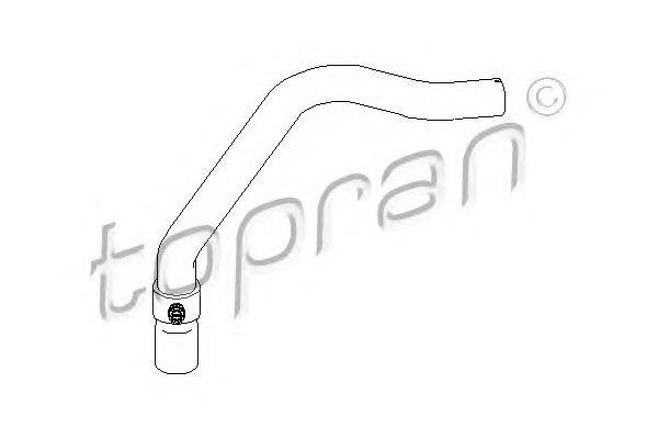 Шланг радиатора TOPRAN 207 788