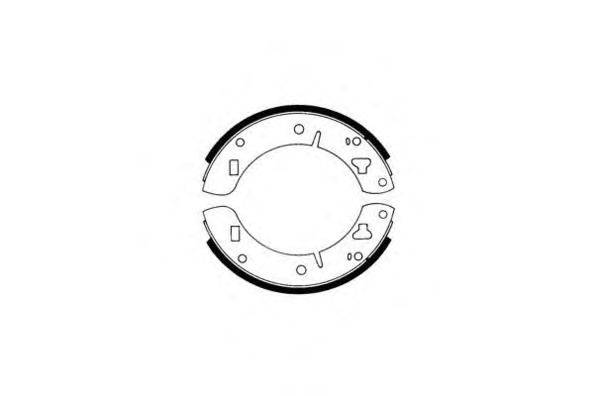 Комплект тормозных колодок GIRLING LS1023