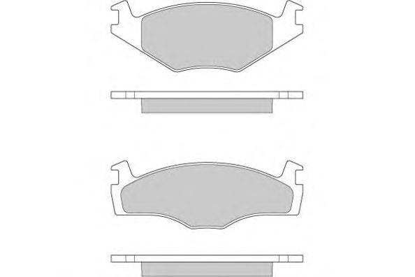 Комплект тормозных колодок, дисковый тормоз E.T.F. 20888