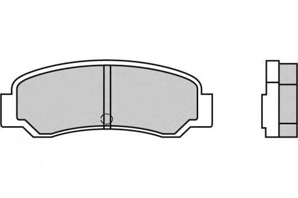 Комплект тормозных колодок, дисковый тормоз E.T.F. 12-0300