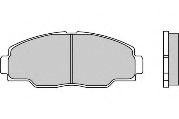 Комплект тормозных колодок, дисковый тормоз E.T.F. 12-0540
