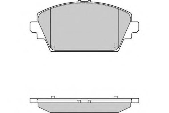 Комплект тормозных колодок, дисковый тормоз NISSAN 41060AV126