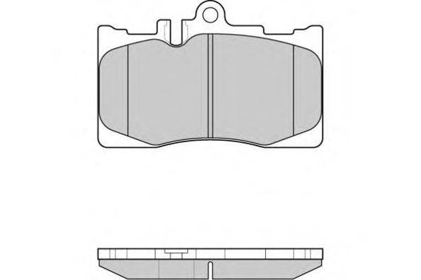 Комплект тормозных колодок, дисковый тормоз E.T.F. 12-1021