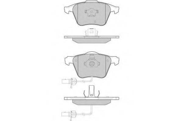 Комплект тормозных колодок, дисковый тормоз E.T.F. 12-1150