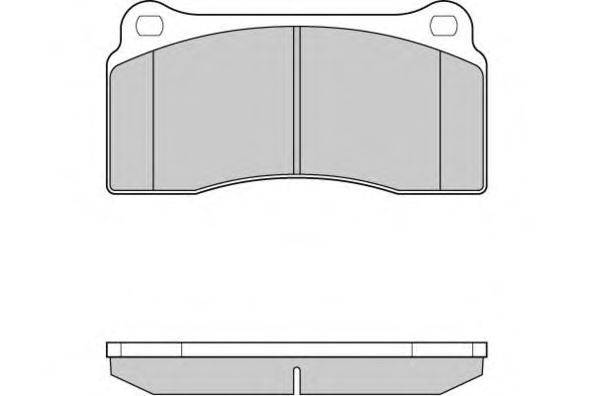 Комплект тормозных колодок, дисковый тормоз E.T.F. 12-1153