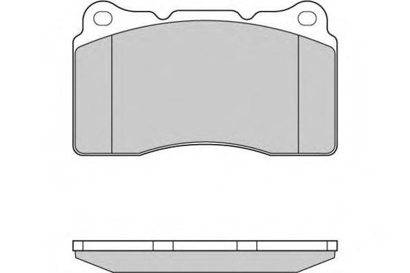 Комплект тормозных колодок, дисковый тормоз E.T.F. 12-1167