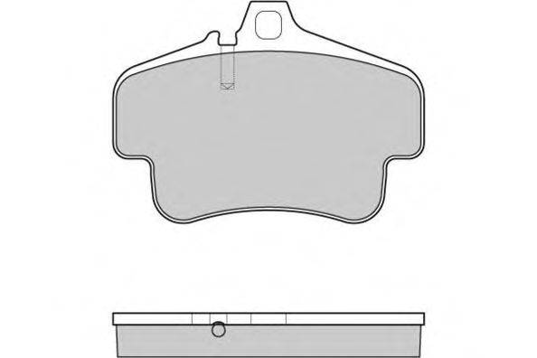 Комплект тормозных колодок, дисковый тормоз E.T.F. 12-1180