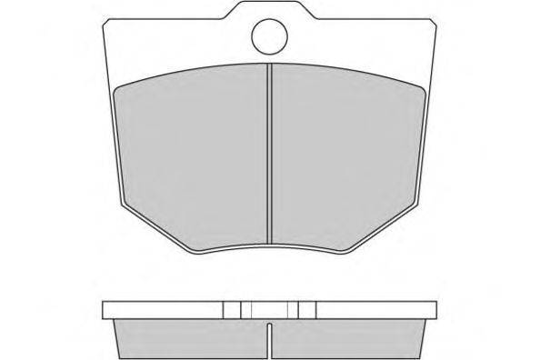 Комплект тормозных колодок, дисковый тормоз E.T.F. 29626