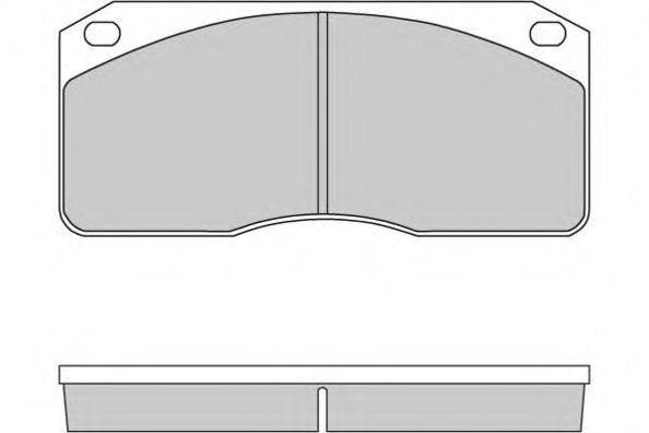 Комплект тормозных колодок, дисковый тормоз E.T.F. 12-5238