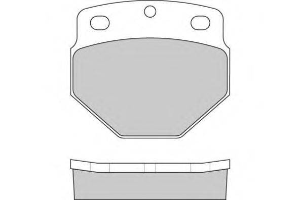 Комплект тормозных колодок, дисковый тормоз E.T.F. 29747