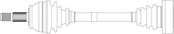 Приводной вал GENERAL RICAMBI AR3047