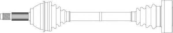 Приводной вал GENERAL RICAMBI FI3002