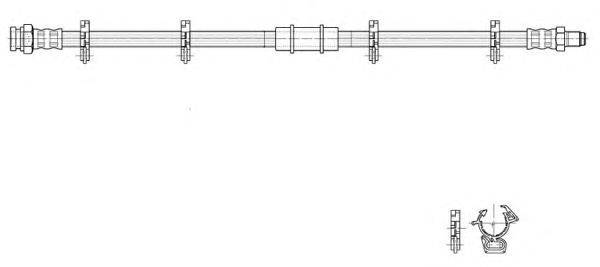 Тормозной шланг CEF 517133