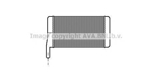 Теплообменник, отопление салона PRASCO PR6012