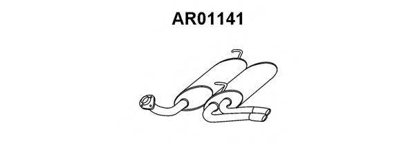 Глушитель выхлопных газов конечный VENEPORTE AR01141