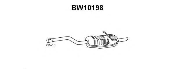 Глушитель выхлопных газов конечный VENEPORTE BW10198