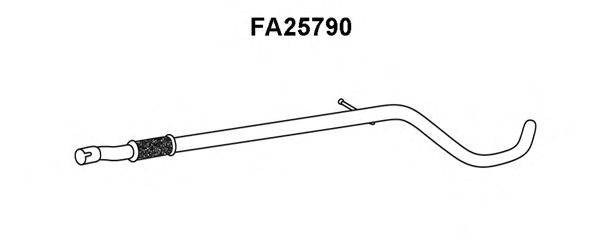Труба выхлопного газа VENEPORTE FA25790