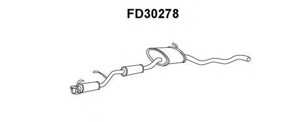 Предглушитель выхлопных газов VENEPORTE FD30278