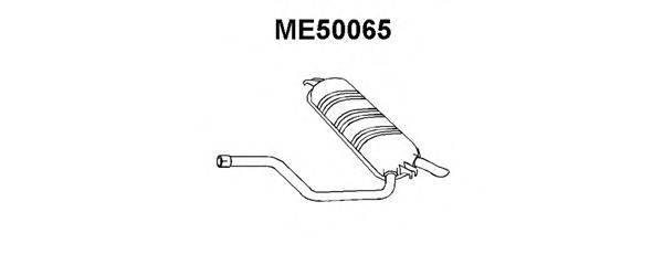 Глушитель выхлопных газов конечный VENEPORTE ME50065