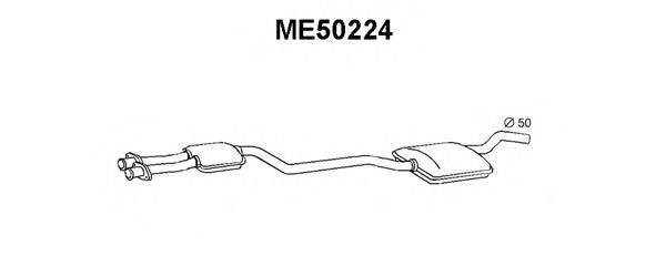 Предглушитель выхлопных газов VENEPORTE ME50224