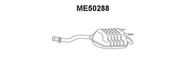 Глушитель выхлопных газов конечный VENEPORTE ME50288