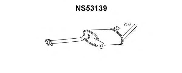 Предглушитель выхлопных газов VENEPORTE NS53139