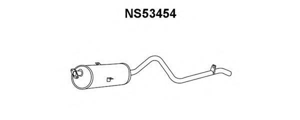 Глушитель выхлопных газов конечный VENEPORTE NS53454