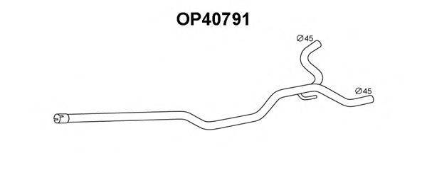 Труба выхлопного газа VENEPORTE OP40791