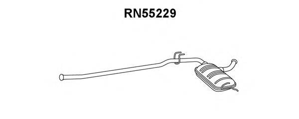 Предглушитель выхлопных газов VENEPORTE RN55229