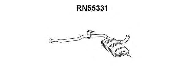 Предглушитель выхлопных газов VENEPORTE RN55331